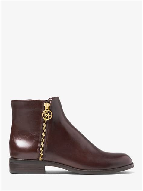 michael michael kors jaycie leather ankle boot|Michael Kors Ankle Leather Boots .